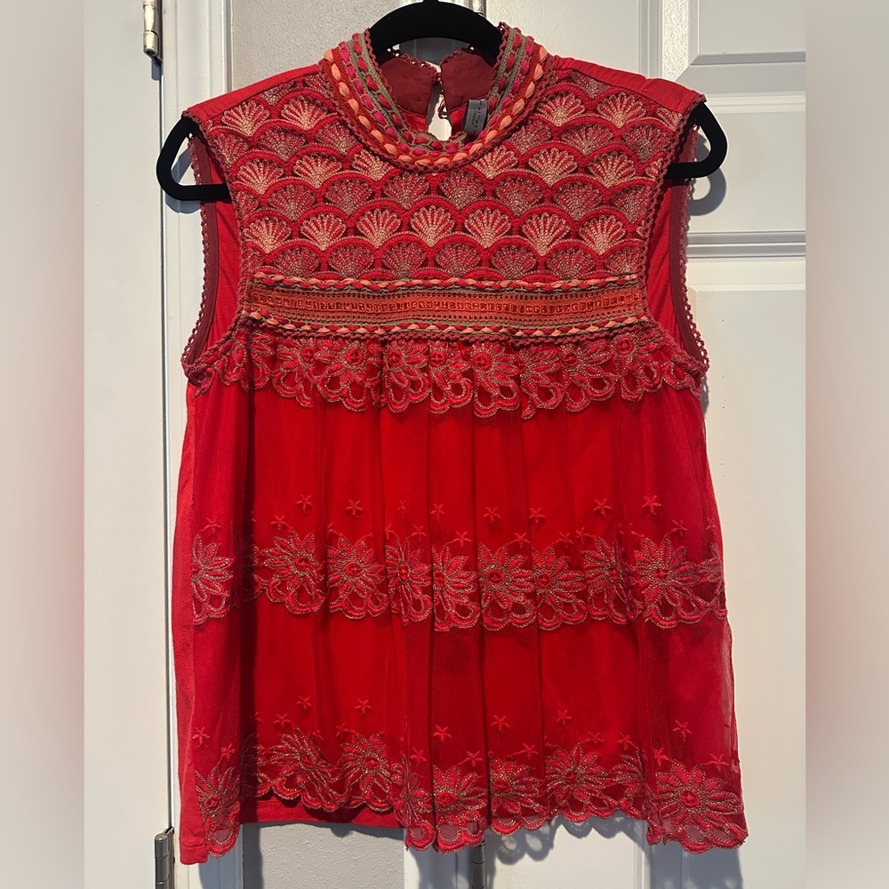 BI-NK Anthropologie Blouse. Size small.
